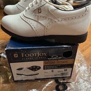 FootJoy Softjoys Terrains White Athletic Shoes